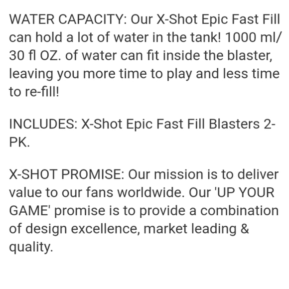 Zuru XShot Toys Zuru Xshot Epic Water Blaster 2 Pack Poshmark